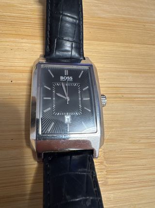 Reloj Hugo Boss Negro y Plateado