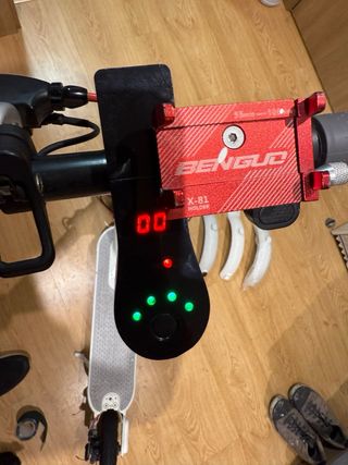 Patinete eléctrico e-town blanco con batería nueva