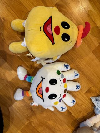 Lote 2 peluches divertidos