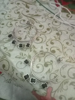 Pendientes aro Tous ositos negros