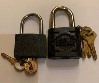 Set lucchetti vintage ghisa