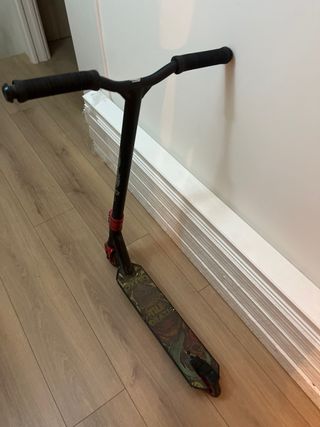 Patinete Scooter oxelo Negro y Rojo