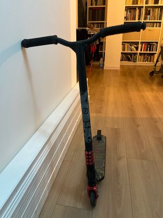 Patinete Scooter oxelo Negro y Rojo
