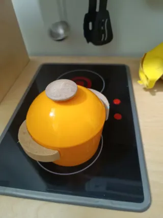 Cocinita Madera Ikea + Accesorios