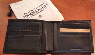 Cartera Billetera Caballero Calvin Klein Negra