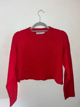Jersey Bershka Rojo Talla M