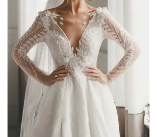 Vestido de Novia 36 175cm + 4 de tacón