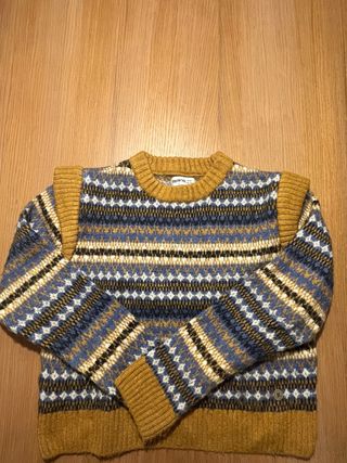 Jersey lana niña Brownie estampado