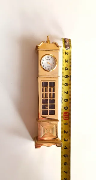 Mini Reloj Vintage Dorado