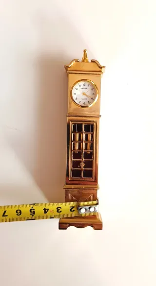 Mini Reloj Vintage Dorado