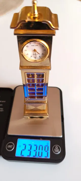 Mini Reloj Vintage Dorado