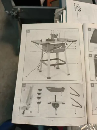 Einhell. Sierra de mesa th ts 1525U