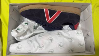 Zapatillas El Ganso Azul y Rojo