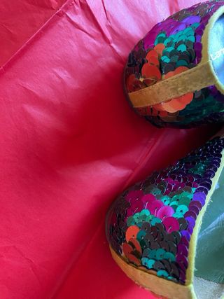 Pons Quintana Manoletinas suela de cuero T.37