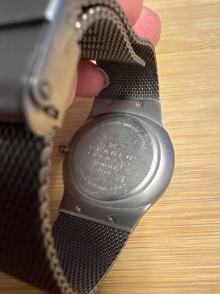 Reloj Skagen Titanio Negro/Gris