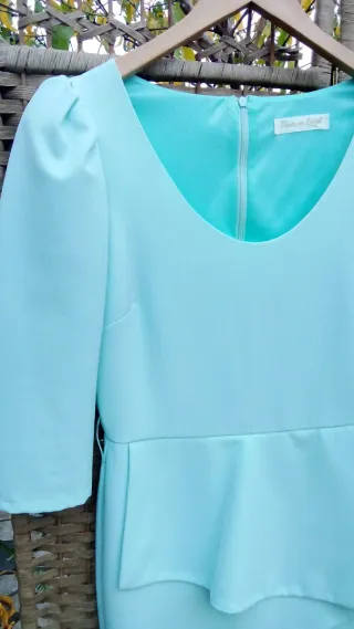 Vestido Marta en Brazil verde menta