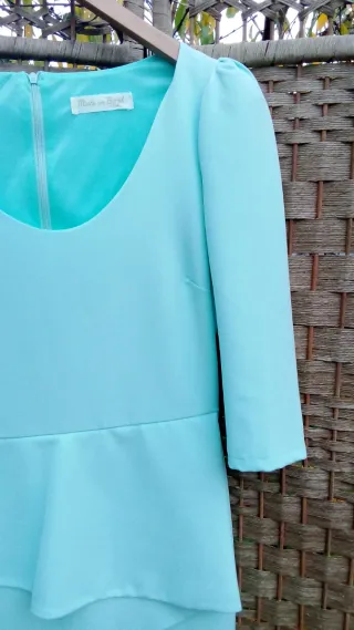 Vestido Marta en Brazil verde menta