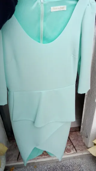 Vestido Marta en Brazil verde menta