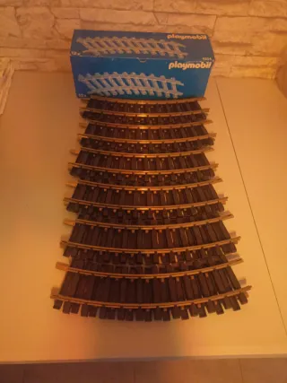 Playmobil 12 Vías Curvas 4354 en Caja.