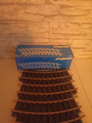 Playmobil 12 Vías Curvas 4354 en Caja.