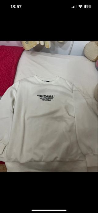 Sudadera Shein Dreams Blanca