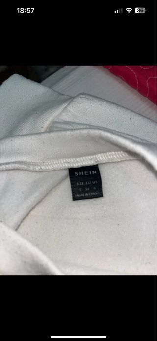 Sudadera Shein Dreams Blanca