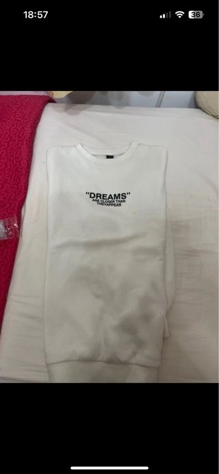 Sudadera Shein Dreams Blanca