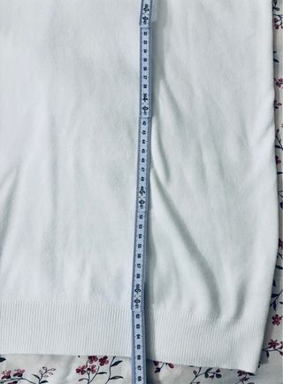 Maglione dolcevita bianco L