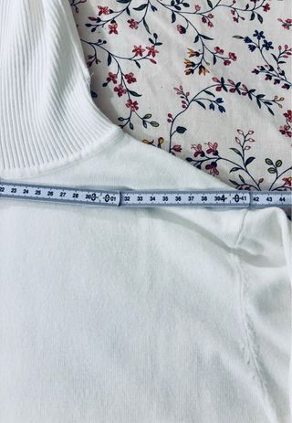 Maglione dolcevita bianco L