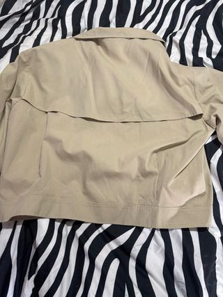 Chaqueta bomber beige