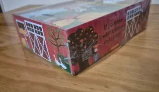 Libro, puzzle e figure di fattoria per bambini