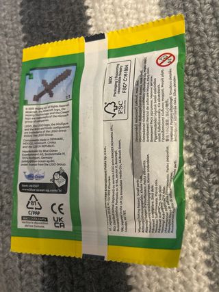 Lego Minecraft Bolsa Sellada