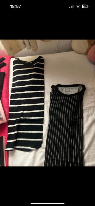 Conjunto 2 Camisetas Rayas y Verticales