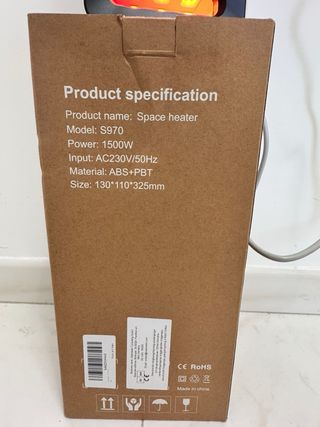 Stufa Elettrica PTC S970