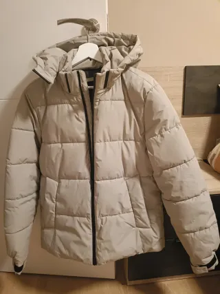 Abrigo niño Lefties beige talla S