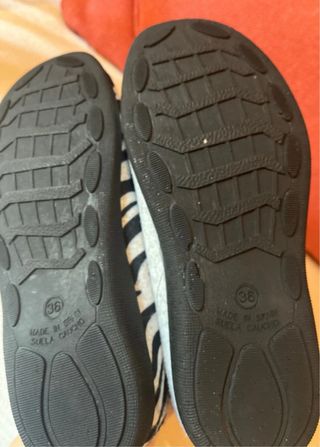 Zapatillas Casa Cebra Talla 36
