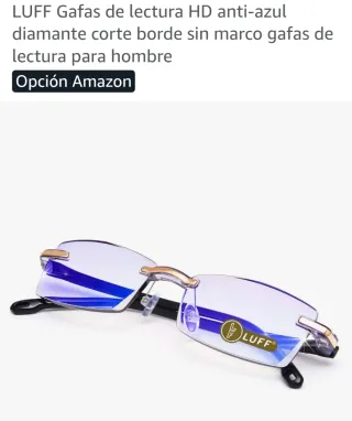 Gafas de lectura TERAISE azules y doradas