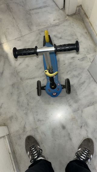 Patinete infantil 3 ruedas azul