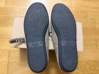 Bailarinas Victoria Terciopelo Beige Nuevas