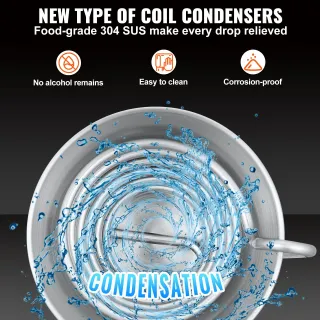 Distillatore Alcol Pompa d'Acqua Uso Domestico