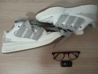 Adidas Forum Talla 40 Gris/Blanco