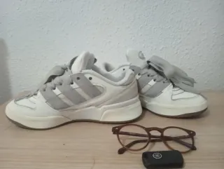 Adidas Forum Talla 40 Gris/Blanco