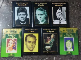 Pack 7 libros biografías