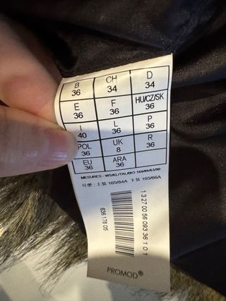 Chaleco de pelo marrón jaspeado