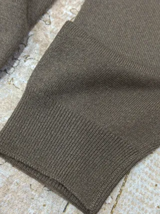 Jersey Lacoste Cuello Redondo Marrón