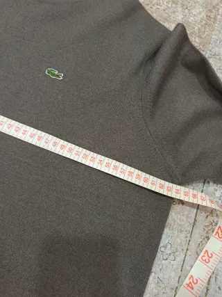 Jersey Lacoste Cuello Redondo Marrón