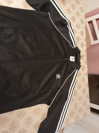Chaqueta Adidas chándal sport negra