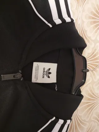 Chaqueta Adidas chándal sport negra