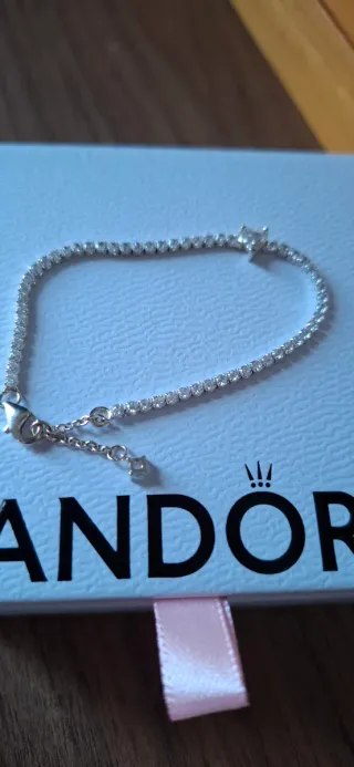 Pulsera Pandora Plata con corazón