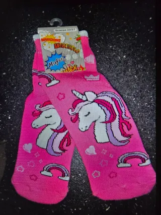 Calzini antiscivolo bimba unicorno. Anni 2/4